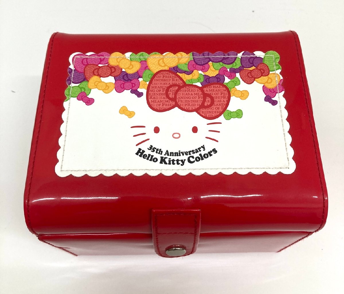 【激レア★2013】ハローキティ×ロジエ　Rosier 牛革 ジュエリーケース ハローキティ ジュエリーケース 35周年アニバーサリー 販売 商品紹介